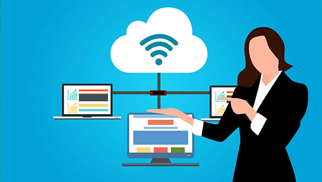 Cloud computing vector